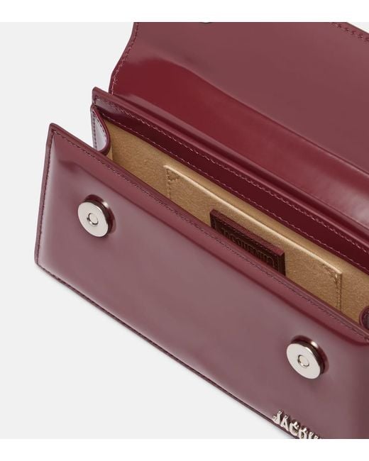 Jacquemus Purple Chiquito Long Leather Tote Bag