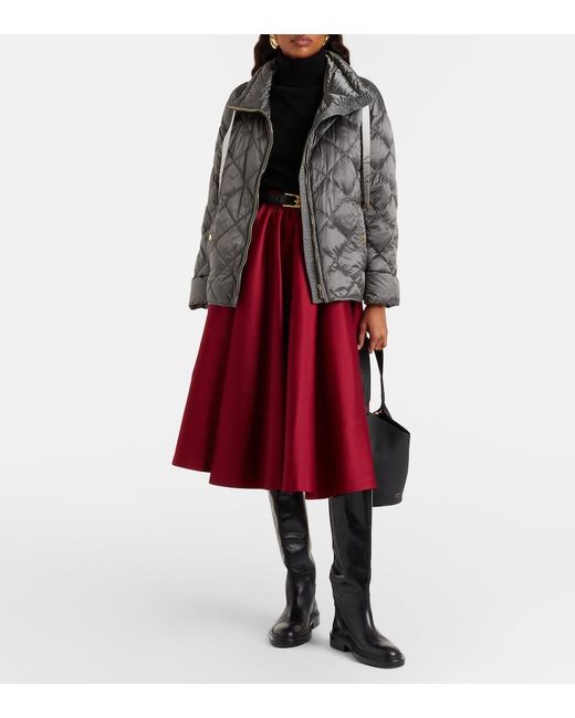 Max Mara Black The Cube Technical Puffer Jacket