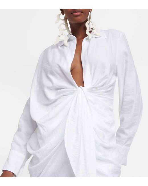 Robe Bahia Jacquemus en coloris White