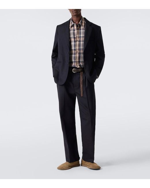 Studio Nicholson Brown Korine Suede Slip-On Shoes for men