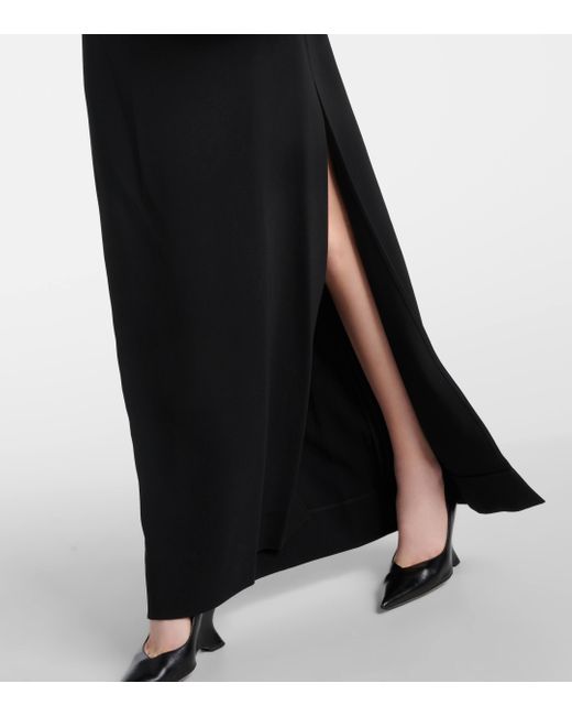 Robe longue en crepe Proenza Schouler en coloris Black