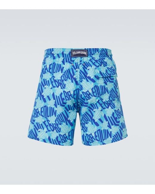 Banador Estampado Vilebrequin de hombre de color Blue