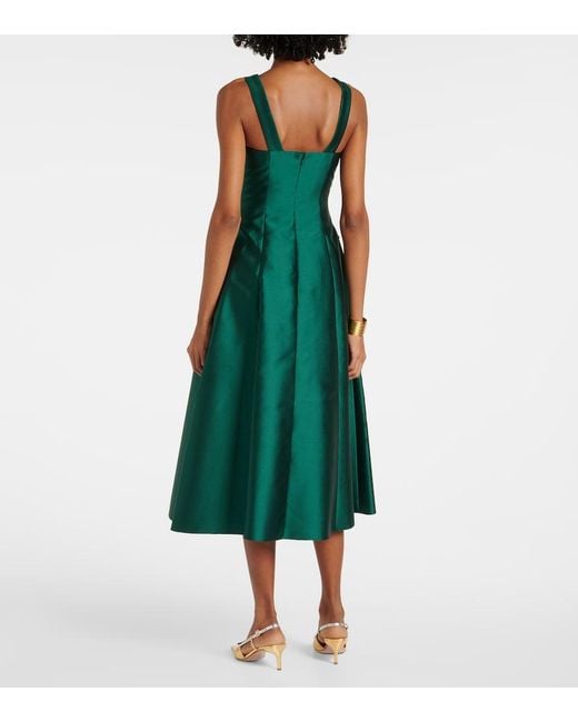 Markarian Green Alouette Midi Dress