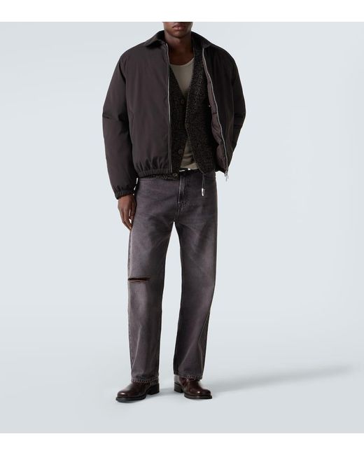 Our Legacy Wide-Leg Distressed Jeans Third Cut in Gray für Herren