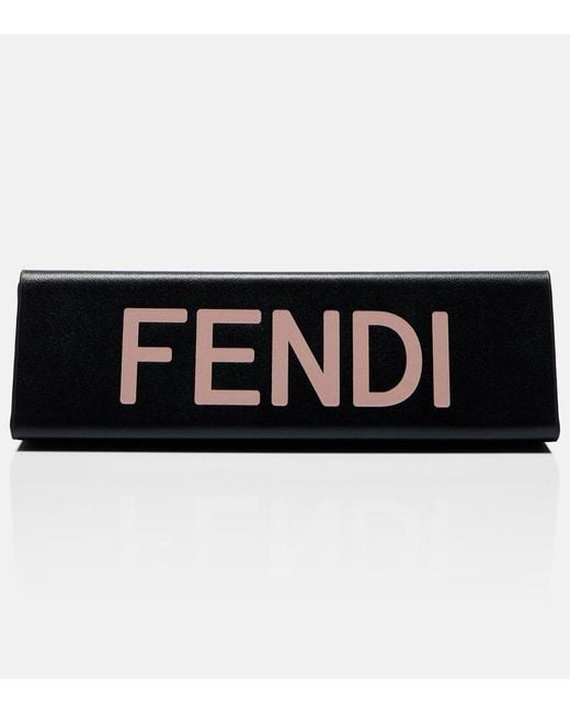 Fendi Natural Ff Diamonds Cat-Eye Glasses