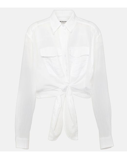 Isabel Marant White Nath Shirt