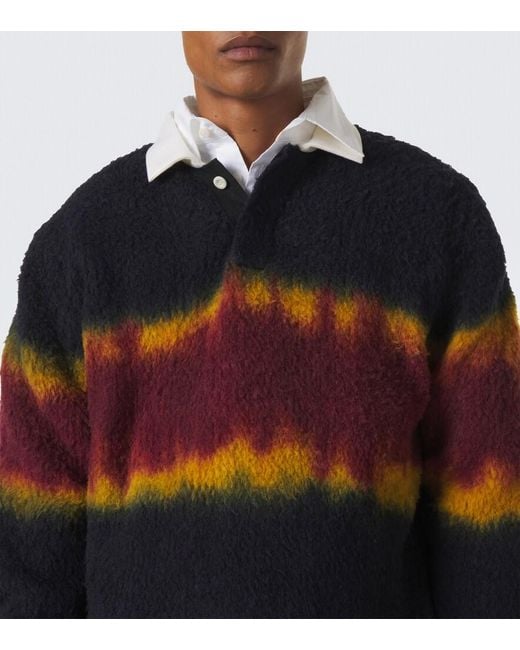 Pullover Polo di Sacai in Blue da Uomo