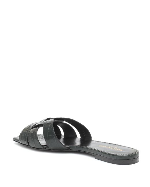 Saint Laurent Tribute Nu Pieds 05 Leather Sandals - Lyst