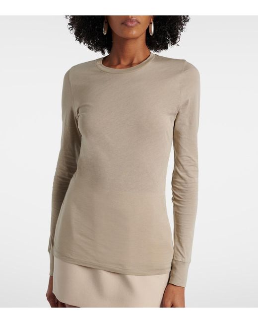 Top De Algodon Wardrobe NYC de color Natural