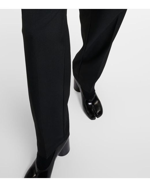 MM6 by Maison Martin Margiela Black Tapered Pants