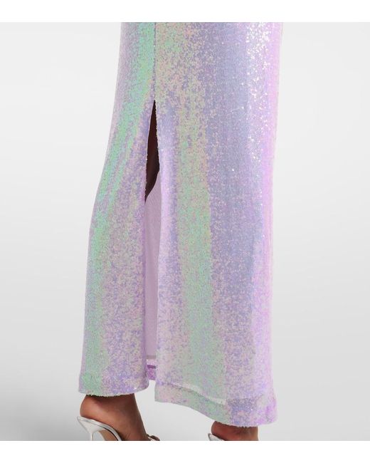 Robe Longue Requiem A Sequins Maticevski en coloris Purple