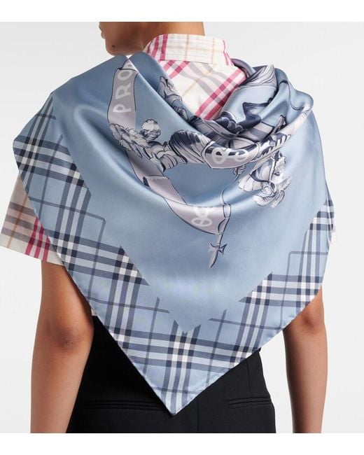 Sciarpa Ekd di Burberry in Blue