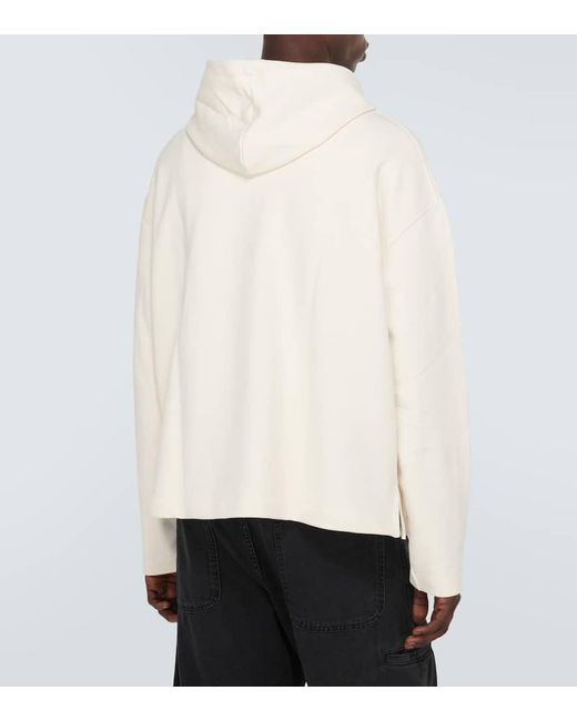 Lemaire Natural Cotton And Linen Hoodie for men