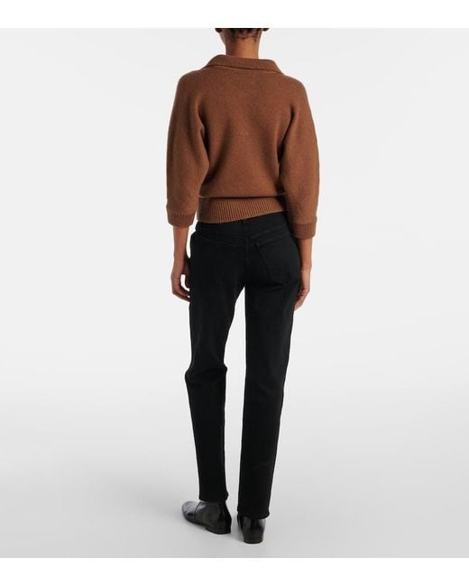 Pullover Herve di Khaite in Brown