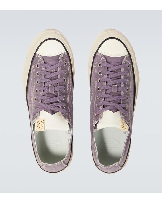 Sneakers Skagway Lo in canvas di Visvim in Purple da Uomo