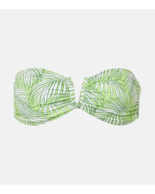Haut de bikini bandeau Alba imprime Melissa Odabash en coloris Green