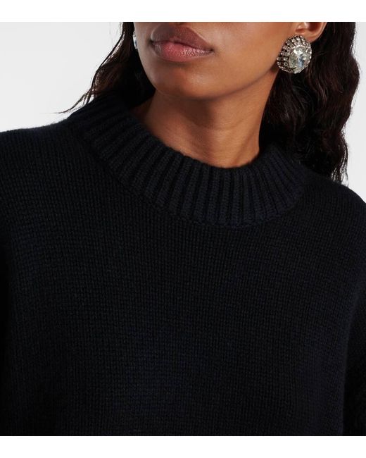 Lisa Yang Black Pullover Sony aus Kaschmir