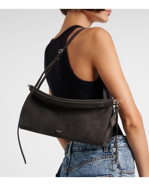 Alaïa Black Le Click East West Medium Shoulder Bag