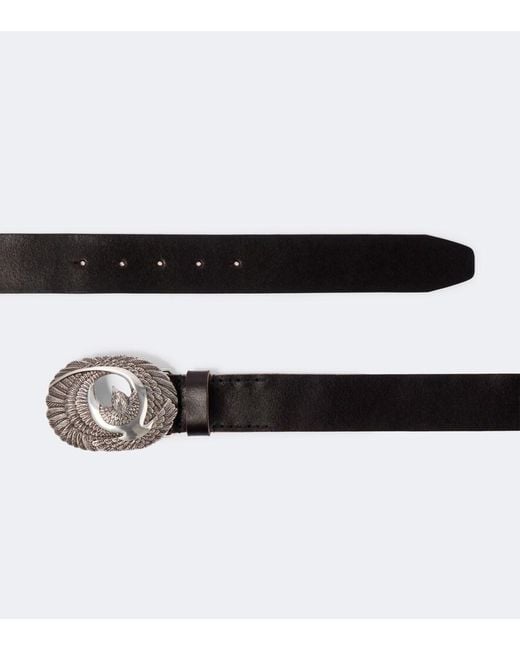 Our Legacy Brown Eagle Leather Belt for men