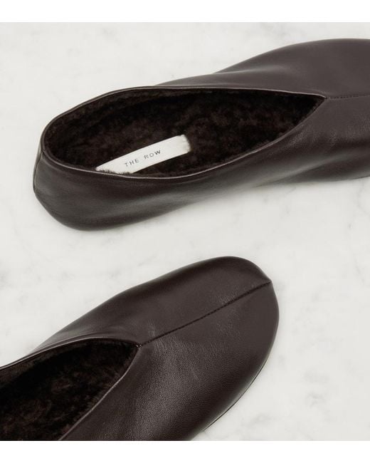 Bailarinas Stella De Piel The Row de color Brown