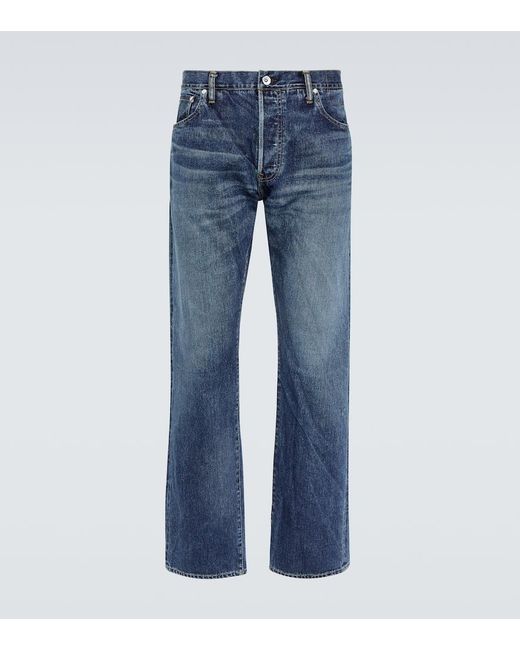 Visvim Blue Social Sculpture 11 Straight Jeans for men