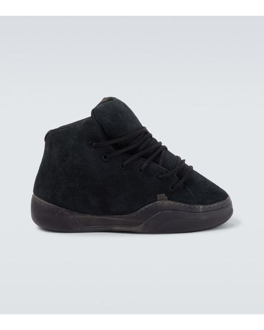 ERL Black Vamp Suede Sneakers for men