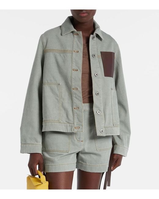 Loewe Green Denim Jacket