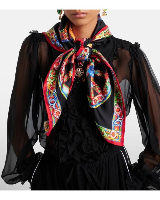 Sciarpa Carretto di Dolce & Gabbana in Multicolor