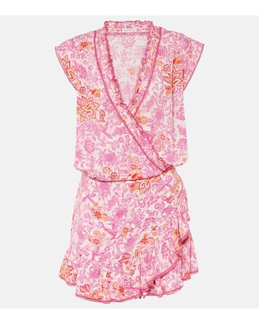 Poupette Pink Printed Minidress