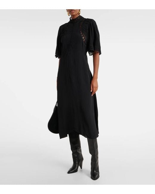 Isabel Marant Black Kleid Elidia