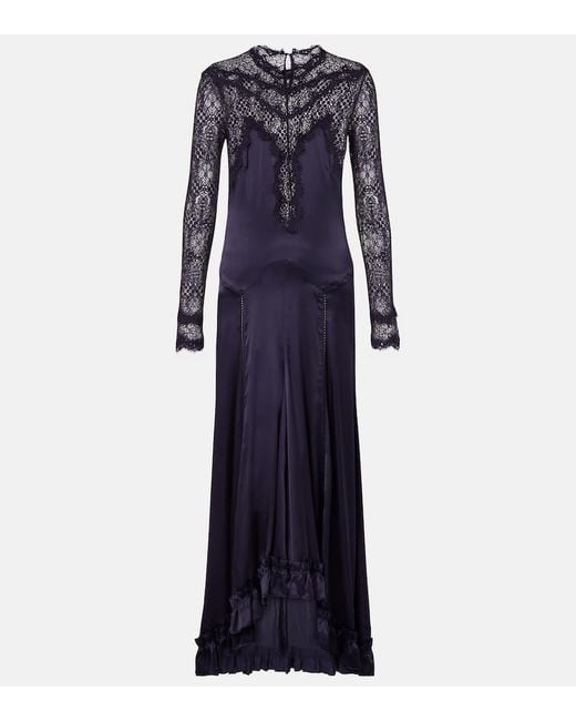 Abito Lungo Dolores di Isabel Marant in Blue