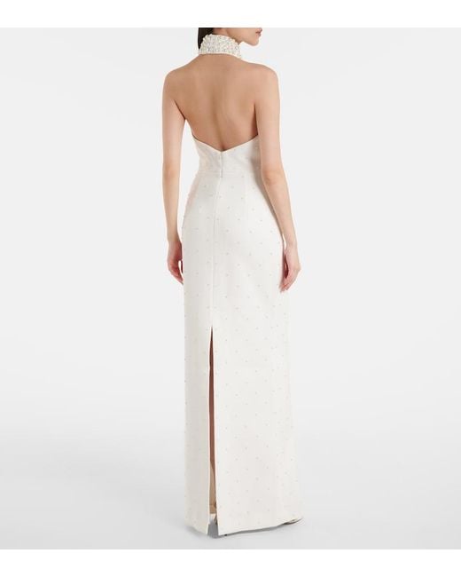 Rebecca Vallance White Bridal La Peregrina Crepe Gown