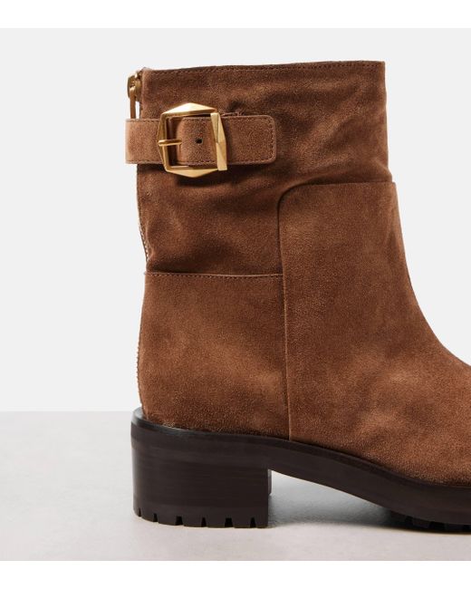 Jimmy Choo Brown 50Mm Brooklyn Boots