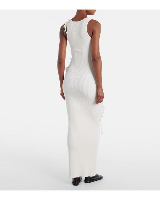 Abito Lungo di Coperni in White