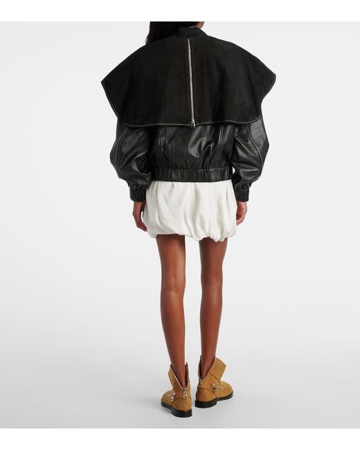 J.W. Anderson Black Lederjacke