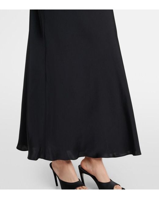 Rabanne Black Chain-Detail Maxi Skirt
