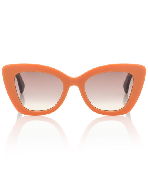 Fendi Orange Cat-eye Sunglasses