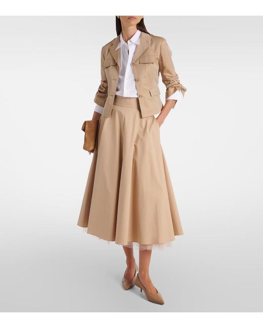 Dorothee Schumacher Natural Luxury Layer Cotton Trench Coat