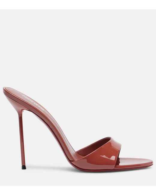 Mules Lidia 105 En Cuir Paris Texas en coloris Red