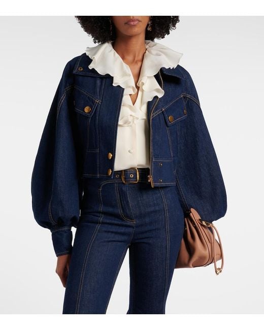 Zimmermann Blue Luna Denim Jacket