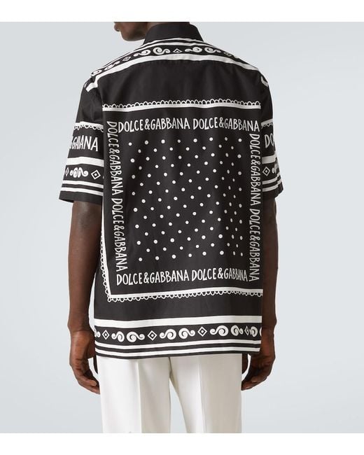 Dolce & Gabbana Black Camicia Shirt for men
