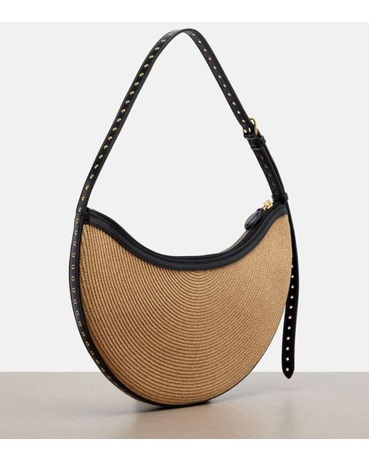 Alaïa Natural One Piece Demi Lune Small Shoulder Bag
