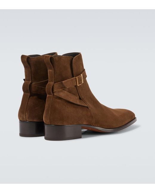 Stivaletti Kenneth di Tom Ford in Brown da Uomo