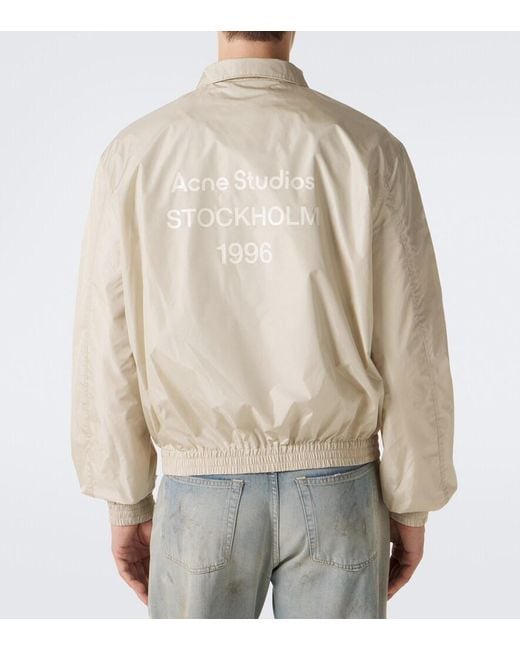 Acne Natural Logo Technical Jacket for men