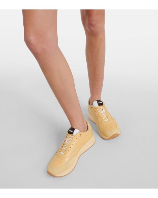 Jacquemus Natural La Daddy Leather Sneakers