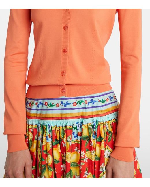Dolce & Gabbana Orange Cardigan