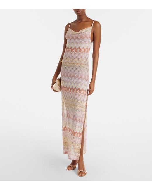 Missoni Natural Lame Maxi Dress