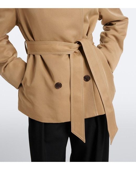 Varley Natural Maddox Double-Breasted Twill Jacket