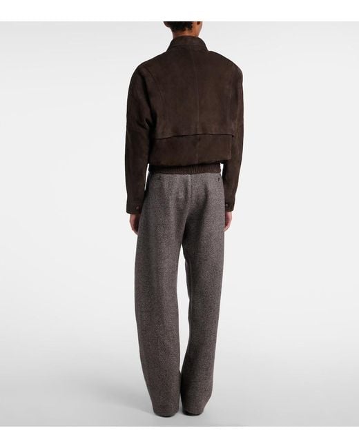 Magda Butrym Black Suede Jacket
