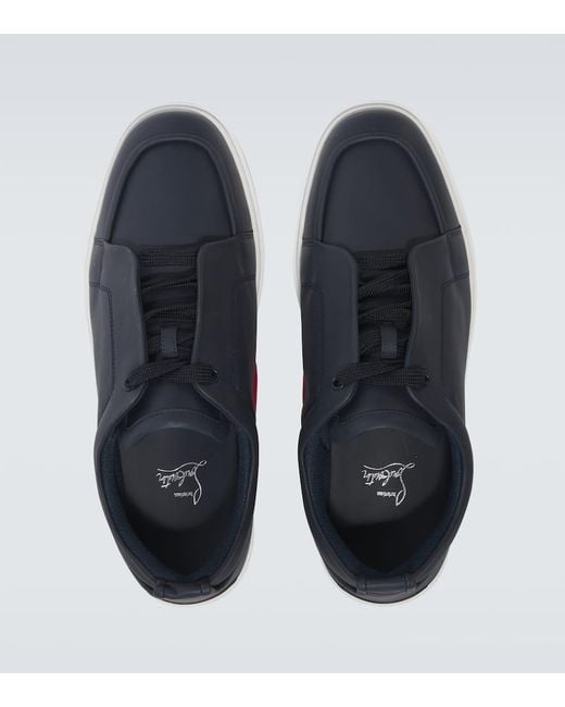 Christian Louboutin Sneakers Jimmy Aus Leder in Blue für Herren